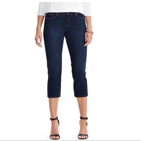 Chaps Pants & Jumpsuits Chaps Sateen Skinny Denim Capris Poshmark